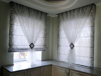 Как правильно выбрать римские шторы на кухню, фото в интерьере, видео